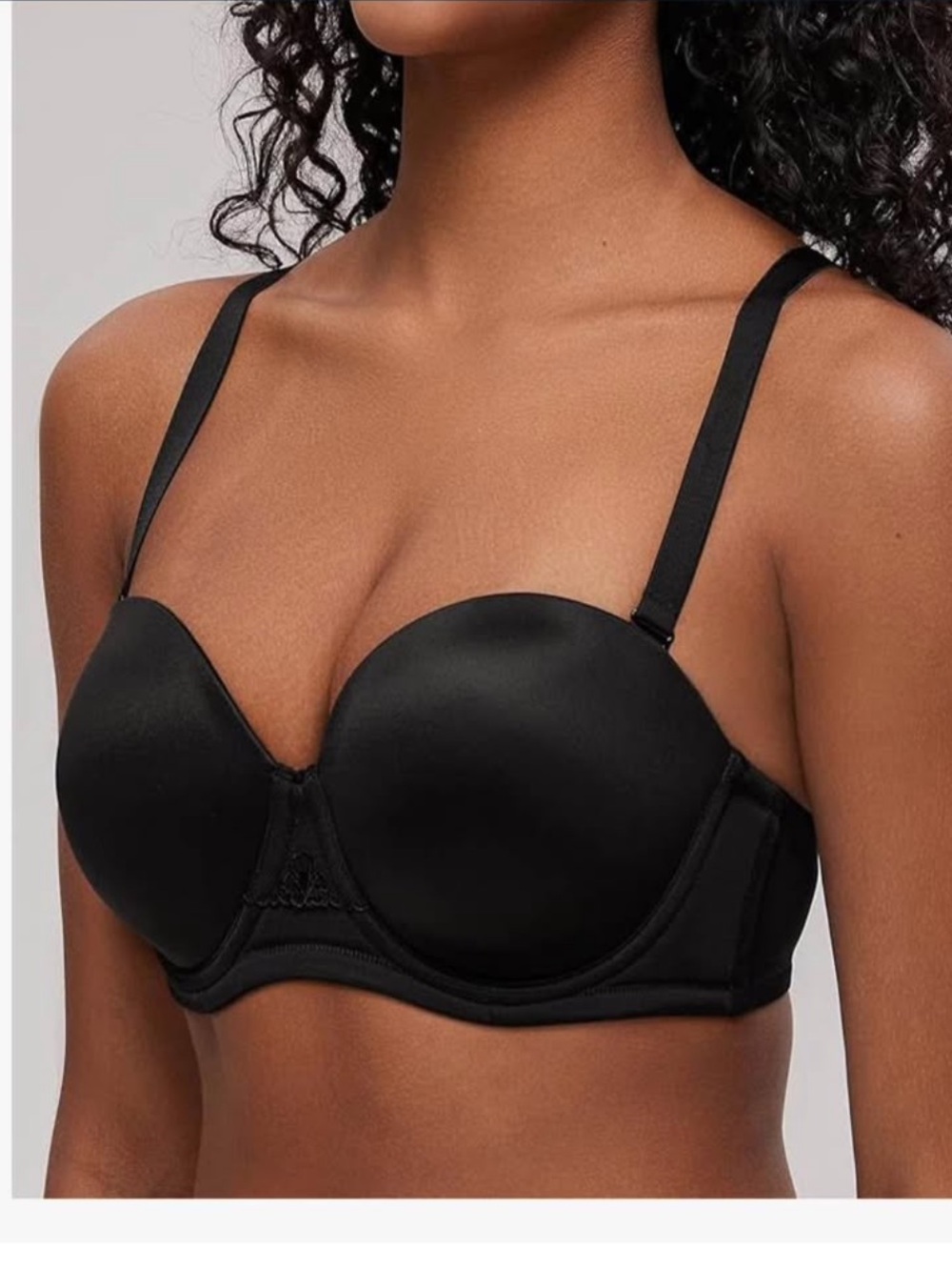 Smooth Molded Strapless Convertible Bra - Black